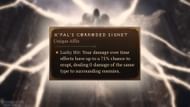 Unique Effects of X'Fal's Corroded Signet (Image via Blizzard Entertainment)